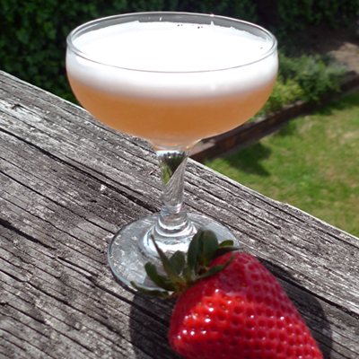 Strawberry Pisco Sour