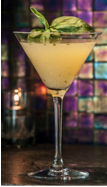 Grapefruit Basil Martini