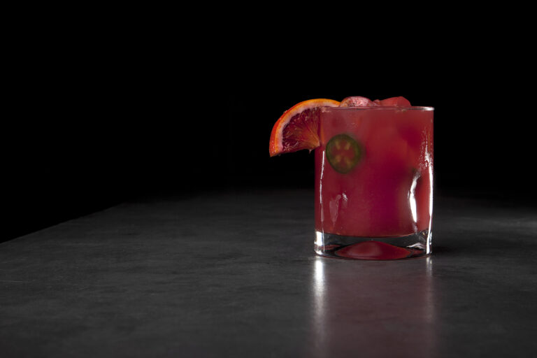 Spicy Sangre Orange Margarita