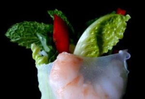 Vietnamese-Style Spring Rolls with Dipping Sauce
