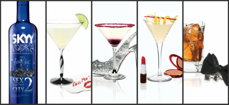 Sex and the City 2 Cocktails from SKYY