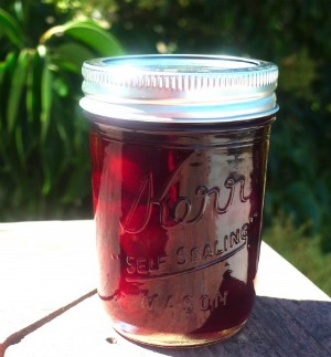 Honey Bourbon Cocktail Cherries