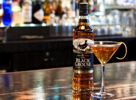 Black Grouse (and the Black & Blue cocktail)